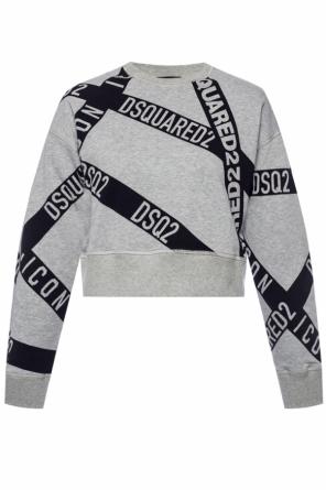 Patterned sweatshirt with logo, zdjęcie 1 Patterned sweatshirt with logo od Dsquared2